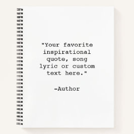 独自の引用文ノートブック ノートブック