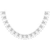 独自の引用文パーソナライズされたテンプレート バンティングフラッグ (全)