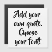 独自の引用文パーソナライズされた磁気カード (正面/裏面)