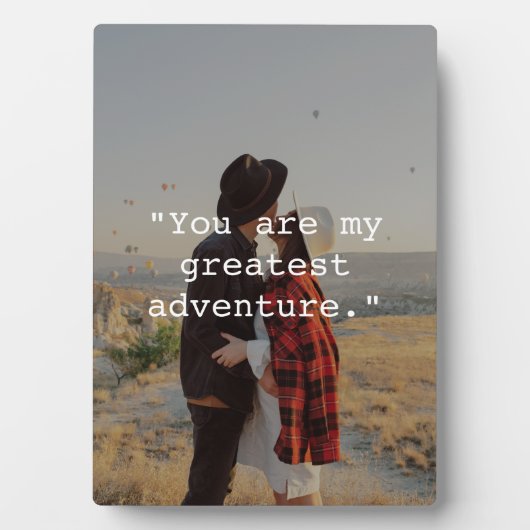 独自の引用文フォトカスタムポスターの作成 フォトプラーク (正面)