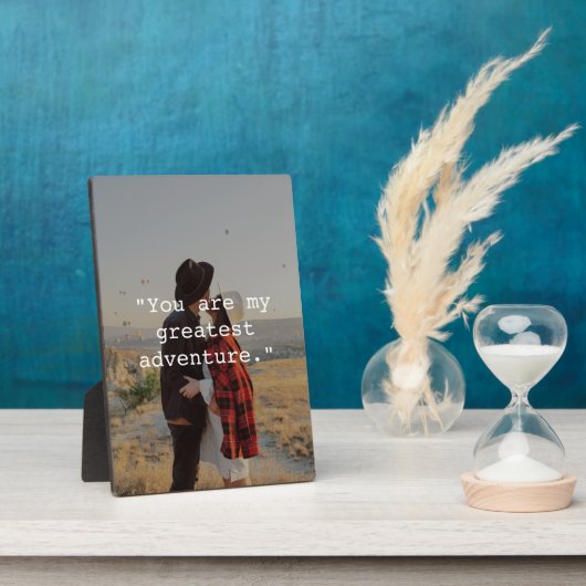 独自の引用文フォトカスタムポスターの作成 フォトプラーク (側面)