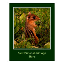 独自の引用文ベビーChipmunk Animal Artの作成