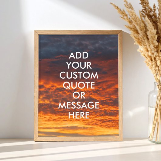 独自の引用文ポスタやる気を起こさせるーの作成 ポスター