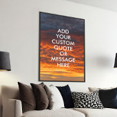 独自の引用文ポスタやる気を起こさせるーの作成 ポスター