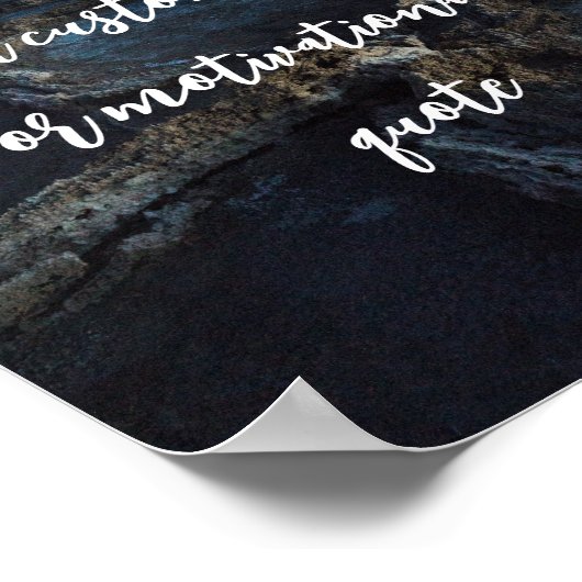 独自の引用文ポスタカスタムーの作成 ポスター (角)