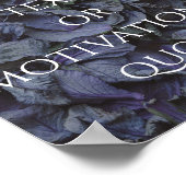 独自の引用文ポスタカスタムーの作成 ポスター (角)