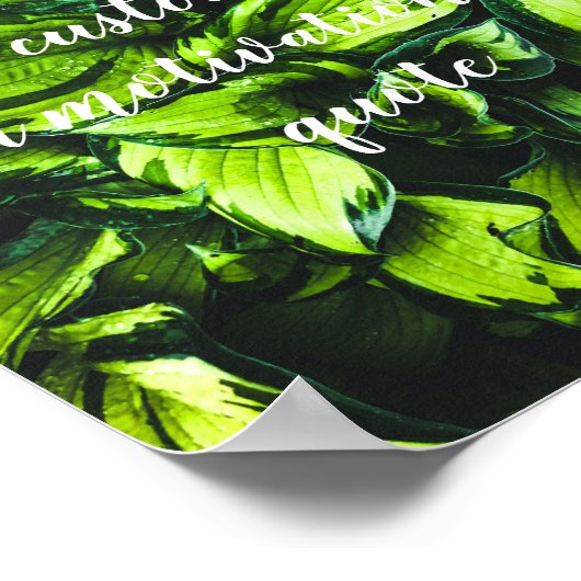 独自の引用文ポスタカスタムーの作成 ポスター (角)