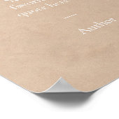 独自の引用文ポスタカスタムーの作成 ポスター (角)