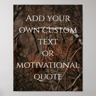 独自の引用文ポスタカスタムーの作成 ポスター