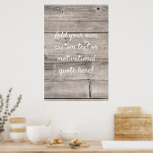 独自の引用文ポスタカスタムーの作成 ポスター (キッチン)