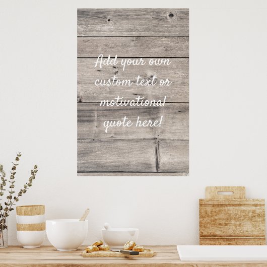 独自の引用文ポスタカスタムーの作成 ポスター (キッチン)