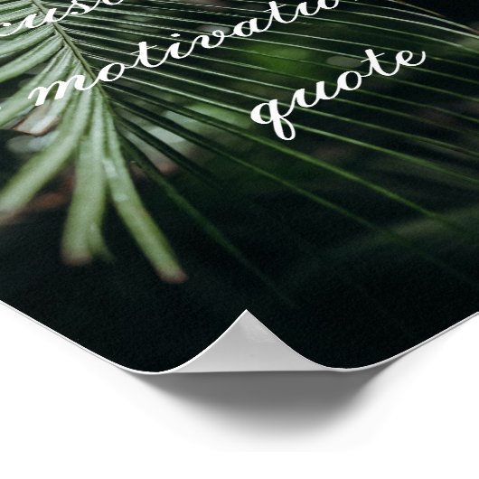 独自の引用文ポスタカスタムーの作成 ポスター (角)