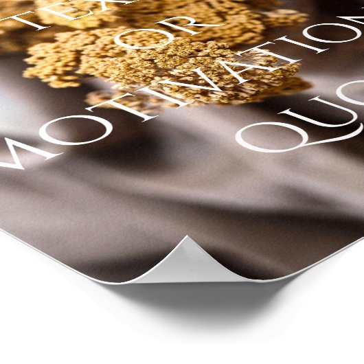 独自の引用文ポスタカスタムーの作成 ポスター (角)