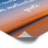 独自の引用文ポスタカスタムーの追加 – Sunset海 ポスター (角)