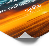 独自の引用文ポスタカスタムーを作成する – 海サンセット ポスター (角)