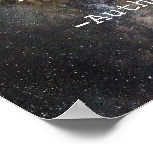 独自の引用文ポスターの作成 ポスター (角)