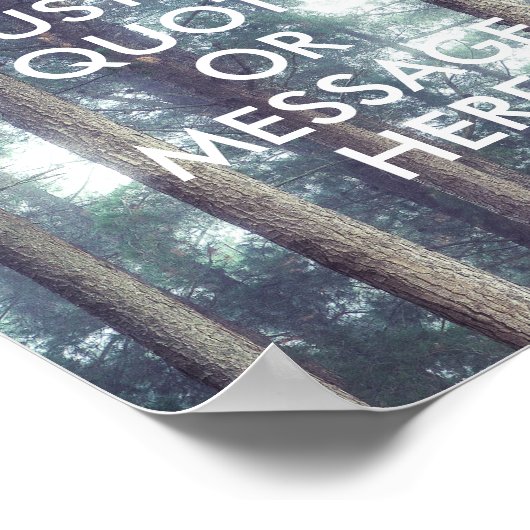 独自の引用文ポスターの作成 ポスター (角)