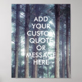 独自の引用文ポスターの作成 ポスター (正面)