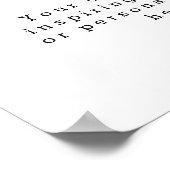 独自の引用文ポスターの作成 ポスター (角)