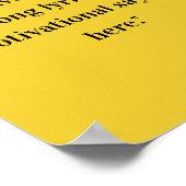 独自の引用文ポスターの作成 ポスター (角)