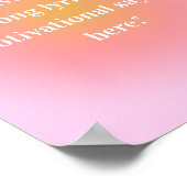 独自の引用文ポスターの作成 ポスター (角)