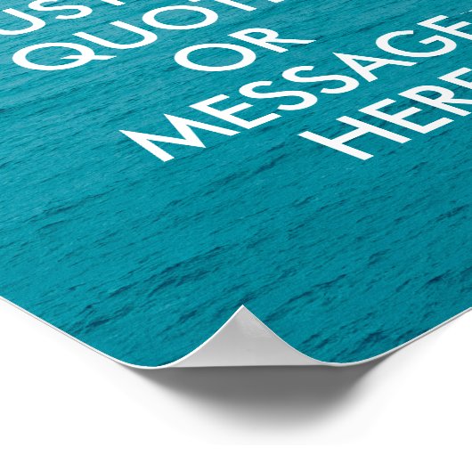 独自の引用文ポスターの作成 ポスター (角)