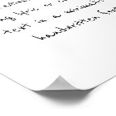 独自の引用文ポスターの作成 ポスター (角)