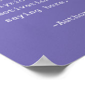 独自の引用文ポスターの作成 ポスター (角)