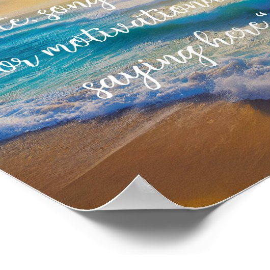 独自の引用文ポスターの作成 ポスター (角)