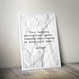 独自の引用文ポスターの作成 ポスター