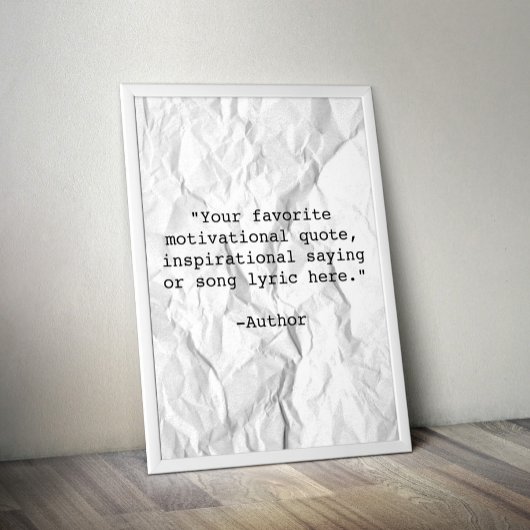 独自の引用文ポスターの作成 ポスター