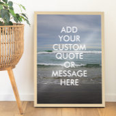 独自の引用文ポスターの作成 ポスター