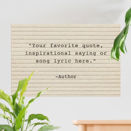 独自の引用文ポスターの作成 ポスター