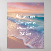 独自の引用文ポスターの作成 ポスター (正面)