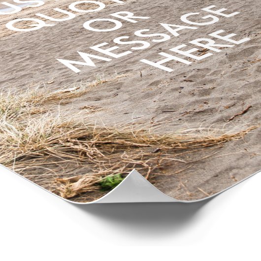 独自の引用文ポスターの作成 ポスター (角)