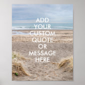 独自の引用文ポスターの作成 ポスター (正面)