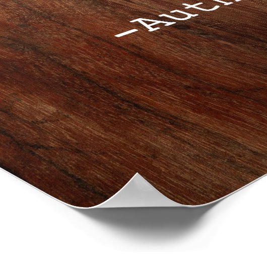 独自の引用文ポスターの作成 ポスター (角)