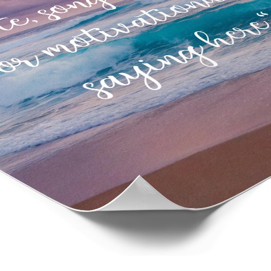 独自の引用文ポスターの作成 ポスター (角)