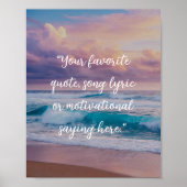 独自の引用文ポスターの作成 ポスター (正面)