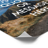 独自の引用文ポスターの作成 ポスター (角)