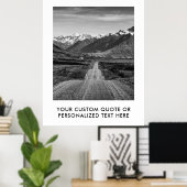 独自の引用文ポスターの作成 ポスター (ホームオフィス)