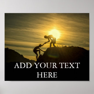 独自の引用文ポスタ感動的ーの作成 ポスター