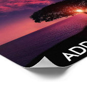 独自の引用文ポスタ感動的ーの作成 ポスター (角)