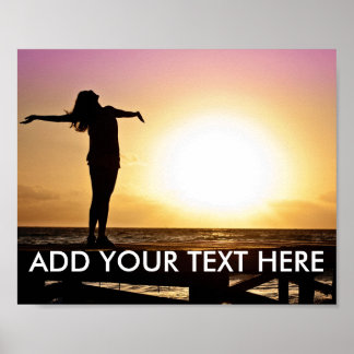 独自の引用文ポスタ感動的ーの作成 ポスター