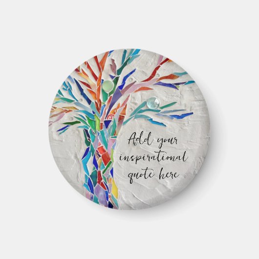 独自の引用文マグネットを感動的作成する マグネット (正面)