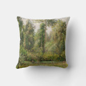 独自の引用文ヴィンテージの横の絵を描追加 クッション (裏面)