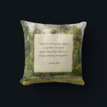 独自の引用文ヴィンテージの横の絵を描追加 クッション<br><div class="desc">独自の引用文カスタム装飾用クッションをヴィンテージの背景にテキストをフィーチャーしたコテージの美しいスタイルで絵を描作成する。</div>