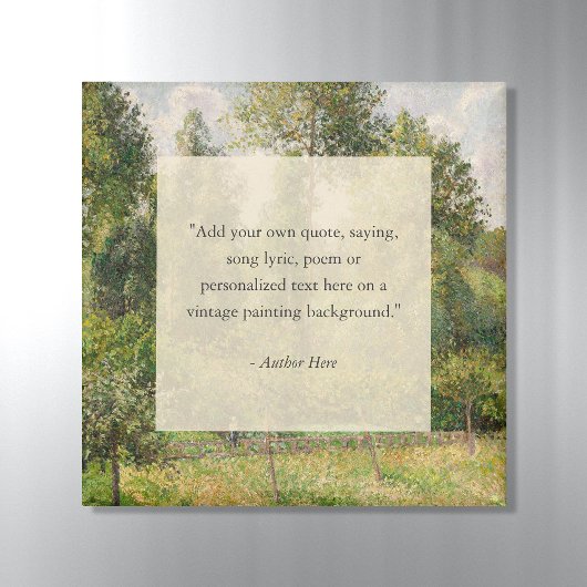 独自の引用文ヴィンテージの横の絵を描追加 マグネット