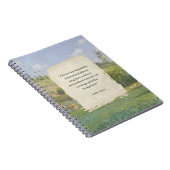 独自の引用文ヴィンテージの絵を描作成 ノートブック (右側)