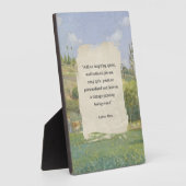 独自の引用文ヴィンテージの絵を描作成 フォトプラーク (側面)